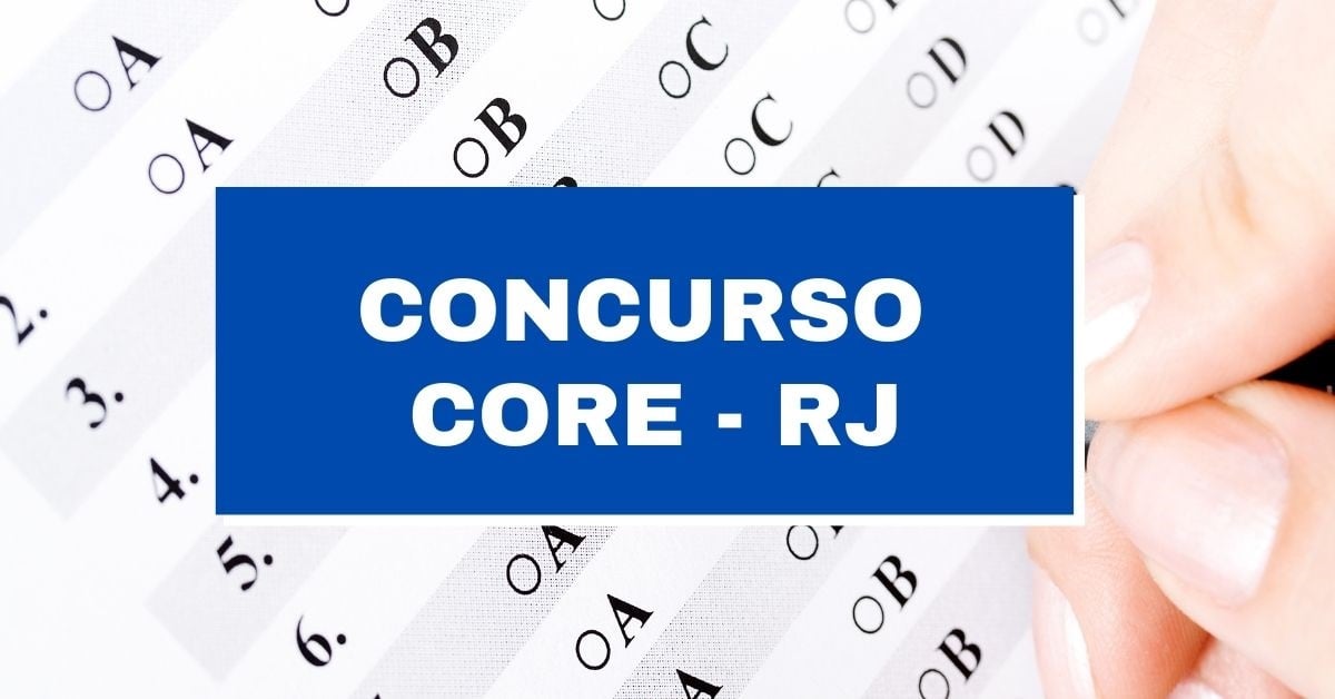 Concurso CORE RJ define cargos e salários; até R$ 3,9 mil em novo edital